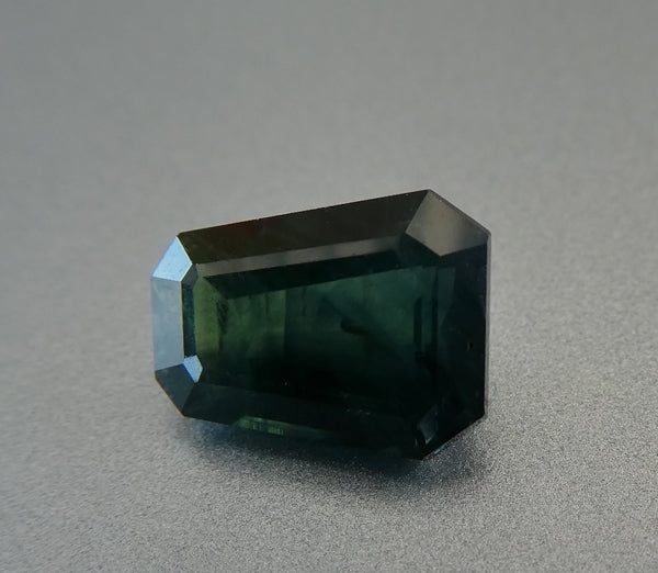 2.98CT UNHEATED FANCY CUT 100% NATURAL GREEN BLUE SAPPHIRE