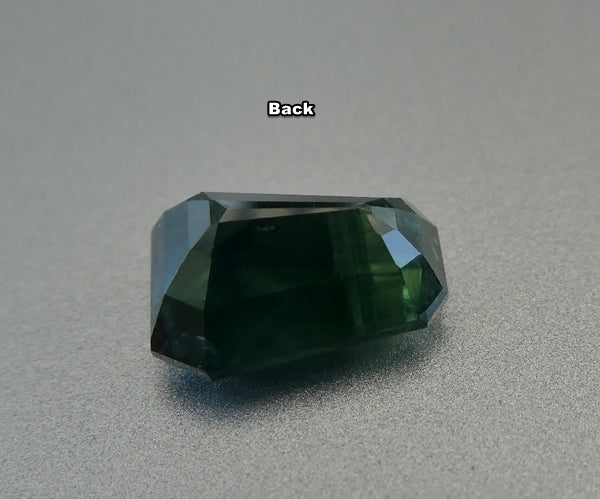 2.98CT UNHEATED FANCY CUT 100% NATURAL GREEN BLUE SAPPHIRE