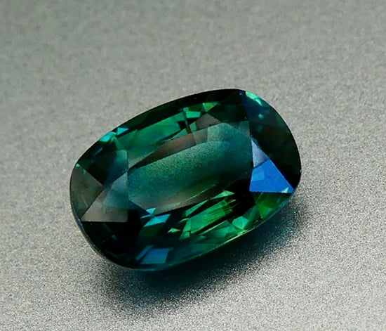 3.04CT EXCELLENT OVAL CUT TEAL BLUE SAPPHIRE