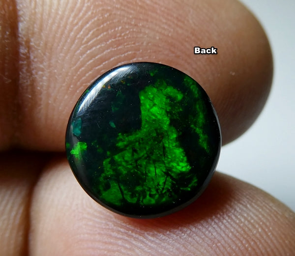 3.22CT UNHEATED RAINBOW STUNNER FLASHING 100% NATURAL ROUND BLACK OPAL