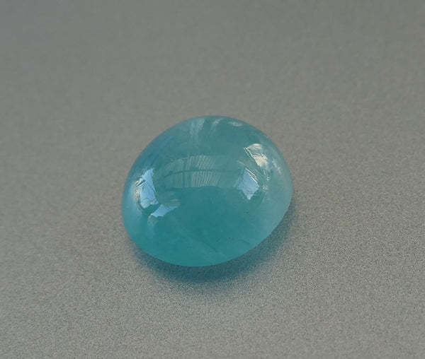 3.23CT SPLENDID OVAL CAB 100% NATURAL GREENISH BLUE GRANDIDIERITE