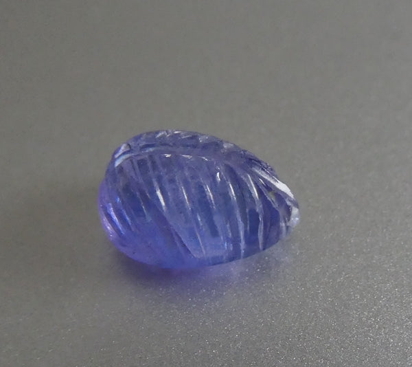 3.24CT NATURAL CARVED TANZANITE LEAF