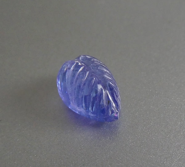 3.24CT NATURAL CARVED TANZANITE LEAF