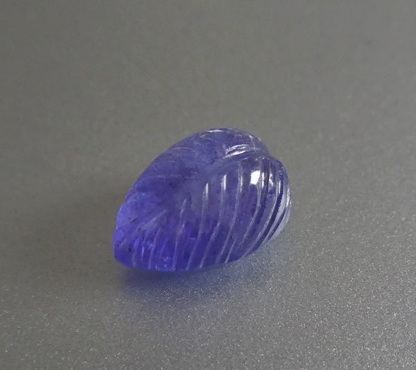 3.24CT NATURAL CARVED TANZANITE LEAF