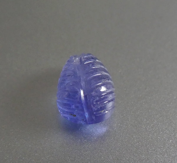 3.24CT NATURAL CARVED TANZANITE LEAF