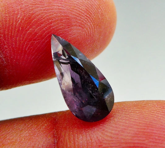 3.28CT UNHEATED PEAR CUT 100% NATURAL PURPLE TOURMALINE