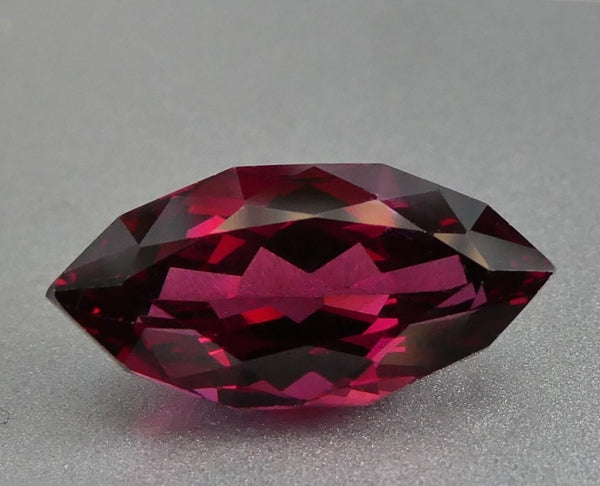 3.81CT EXCELLENT CUSTOM CUT RASPBERRY PINK 100% NATURAL RHODOLITE