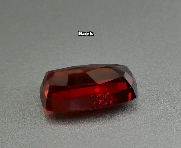 4.56CT EXCELLENT HUGE CUSHION 100% NATURAL ORANGE RED SPESSARTITE