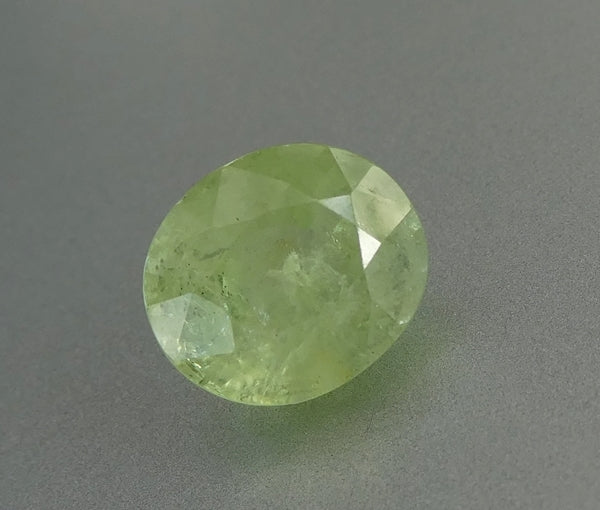 5.00CT SPLENDID OVAL CUT BIG 100% NATURAL MINT GREEN MALI GARNET