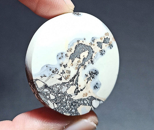 58.20CT RARE EXCELLENT PICTURESQUE INDONESIAN LANDSCAPE JASPER