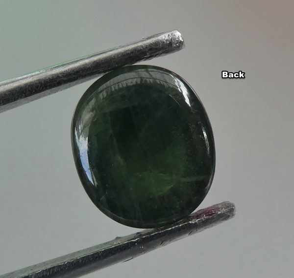 6.59CT SPLENDID HUGE OVAL CAB NATURAL BLUE GREEN SAPPHIRE