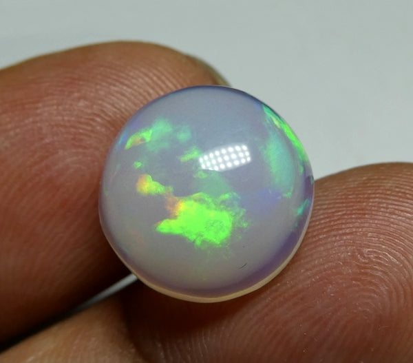 7.40CT UNTREATED RAINBOW FLASHING HUGE 100% NATURAL CRYSTAL OPAL