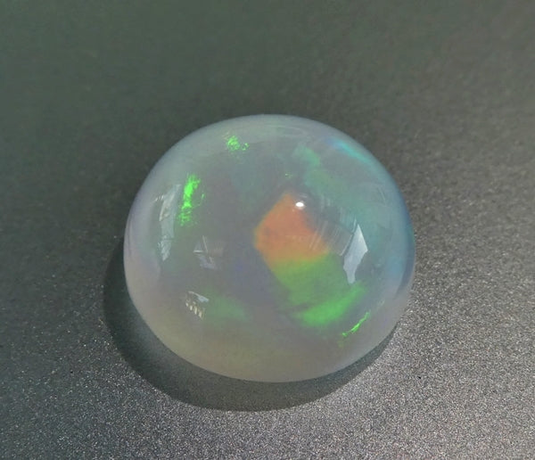 7.40CT UNTREATED RAINBOW FLASHING HUGE 100% NATURAL CRYSTAL OPAL