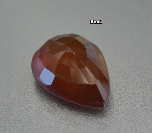 7.80CT UNHEATED SPLENDID HUGE PEAR 100% NATURAL HONEY BROWN SAPPHIRE