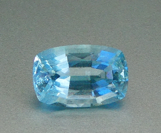 8.85CT EXCELLENT CUSHION SANTAMARIA BLUE 100% NATURAL AQUAMARINE