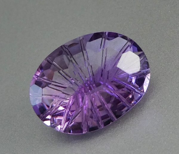 9.15CT SPLENDID UNHEATED CUSTOM CUT 100% NATURAL PURPLE AMETHYST