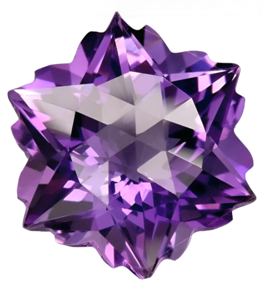 9.58CT DAZZLING HUGE CUSTOM CUT SNOWFLAKE 100% NATURAL PURPLE AMETHYST