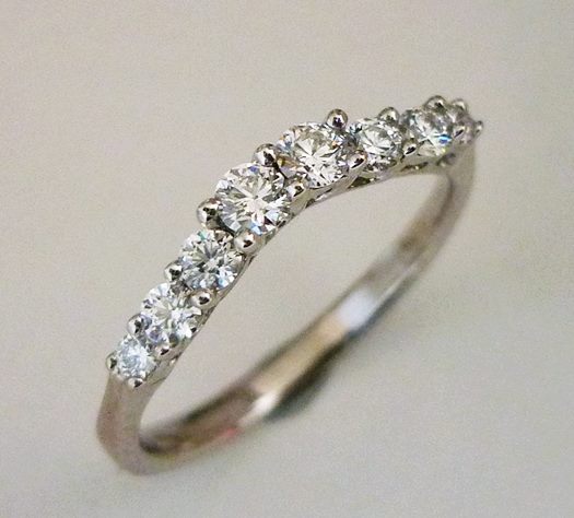 0.32CT DAZZLING DIAMOND 18K SOLID WHITE GOLD RING