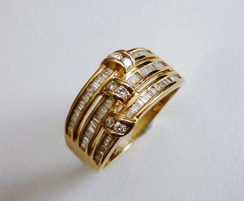 0.50CT CERTIFIED DIAMOND 9K SOLID YELLOW GOLD RING