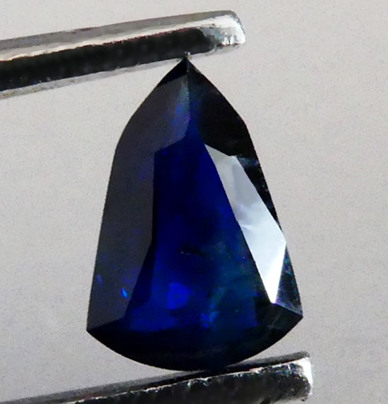 0.74CT EXCELLENT FANCY CUT 100% NATURAL DEEP BLUE SAPPHIRE