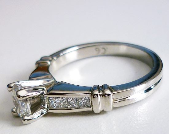 0.76CT CERTIFIED GORGEOUS 100% NATURAL DIAMONDS SOLID PLATINUM RING 7.0grm $7000