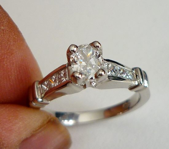 0.76CT CERTIFIED GORGEOUS 100% NATURAL DIAMONDS SOLID PLATINUM RING 7.0grm $7000