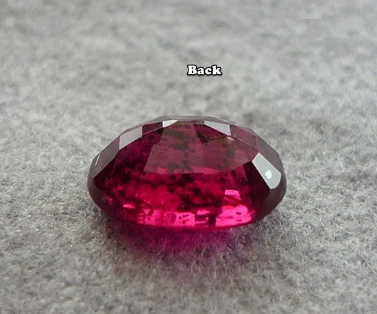 0.85CT UNHEATED GORGEOUS 100% NATURAL BLOOD RED RUBY