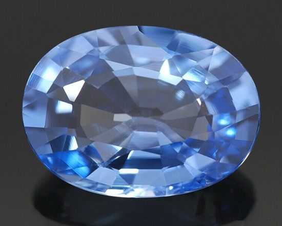 0.93CT ゴージャスに輝くブルーセイロンサファイア