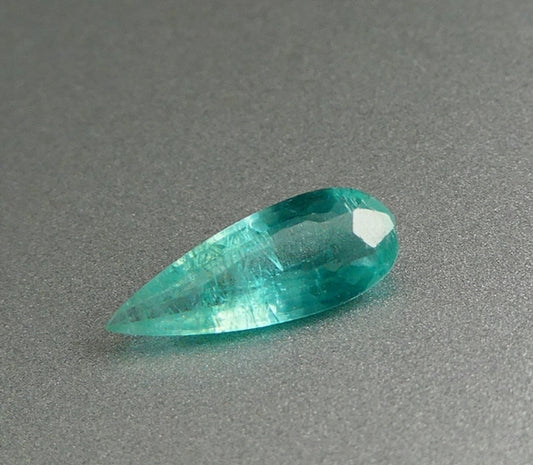 0.97CT UNHEATED SPLENDID PEAR 100% NATURAL BLUE COPPER TOURMALINE