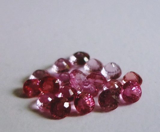 1.07CT GORGEOUS RARE ROUND 100% NATURAL PINK SPINEL LOT