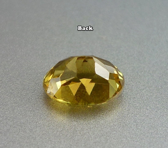 1.09CT RARE EXCELLENT OVAL 100% NATURAL GREENISH YELLOW CHRYSOBERYL