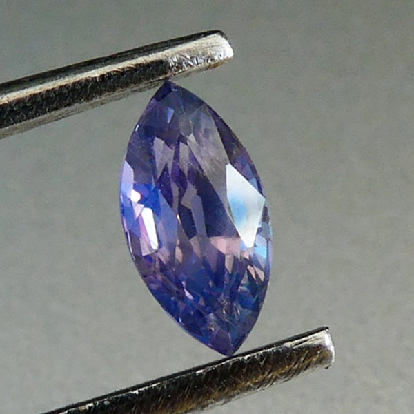 1.13CT UNHEATED EXCELLENT MARQUISE 100% NATURAL BLUE PURPLE SAPPHIRE