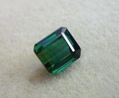 1.14CT EXCELLENT RADIANT GREEN BLUE TOURMALINE