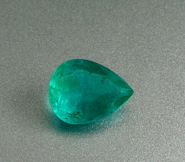 1.14CT EXCELLENT PEAR CUT 100% NATURAL COLUMBIAN EMERALD