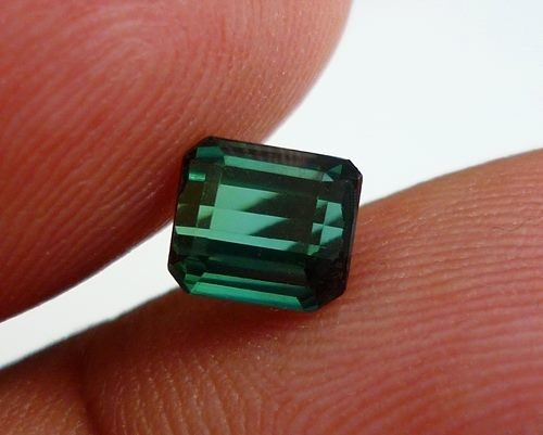 1.14CT EXCELLENT RADIANT GREEN BLUE TOURMALINE