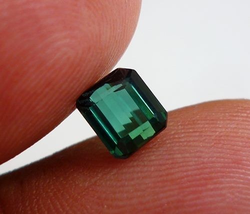 1.14CT EXCELLENT RADIANT GREEN BLUE TOURMALINE