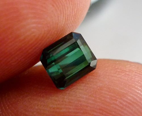 1.14CT EXCELLENT RADIANT GREEN BLUE TOURMALINE