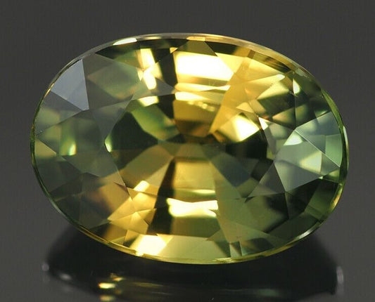 1.15CT UNHEATED GORGEOUS GREEN YELLOW SAPPHIRE