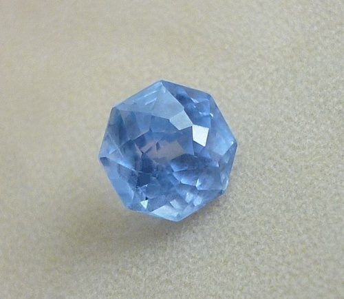 1.17CT CUSTOM CUT NATURAL LIGHT BLUE CEYLON SAPPHIRE