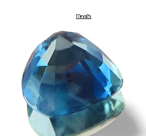 1.18CT SPLENDID BIG PEAR 100% NATURAL GREEN BLUE SAPPHIRE