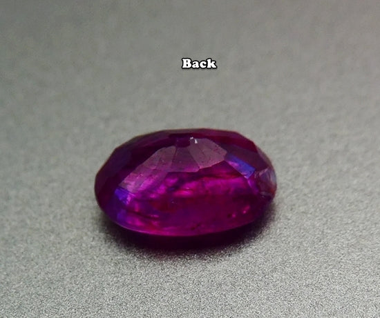 1.19CT UNHEATED OVAL CUT 100% NATURAL PINK SAPPHIRE