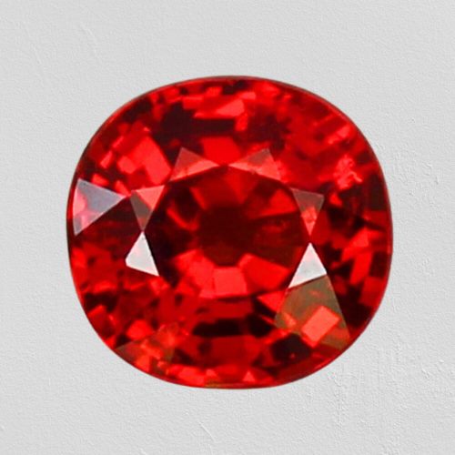 1.24CT ゴージャスなオレンジレッドのスペサルタイト ガーネット