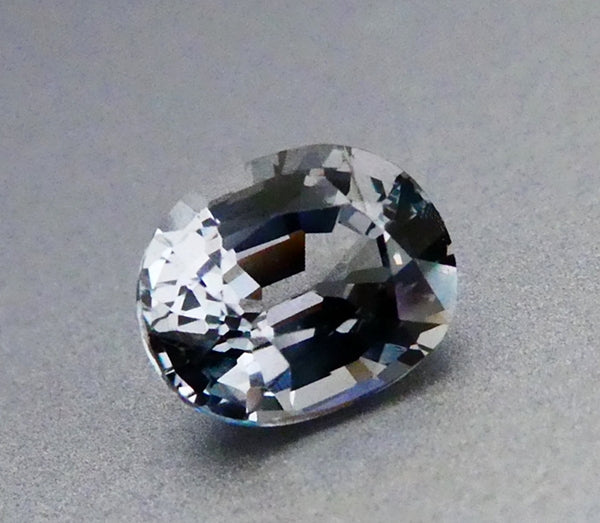 1.37CT エクセレント レア オーバル カット 100% 天然青みがかったグレー スピネル