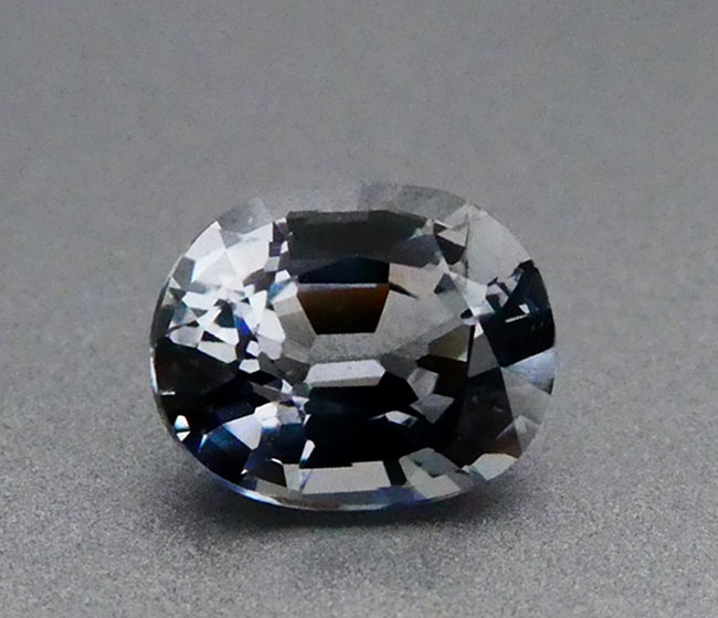 1.37CT エクセレント レア オーバル カット 100% 天然青みがかったグレー スピネル