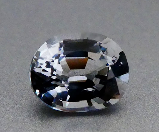 1.37CT エクセレント レア オーバル カット 100% 天然青みがかったグレー スピネル