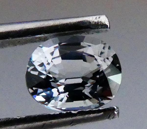 1.37CT エクセレント レア オーバル カット 100% 天然青みがかったグレー スピネル