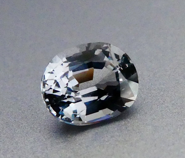 1.37CT エクセレント レア オーバル カット 100% 天然青みがかったグレー スピネル