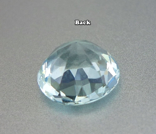 1.41CT EXCELLENT ROUND SANTAMARIA BLUE 100% NATURAL AQUAMARINE