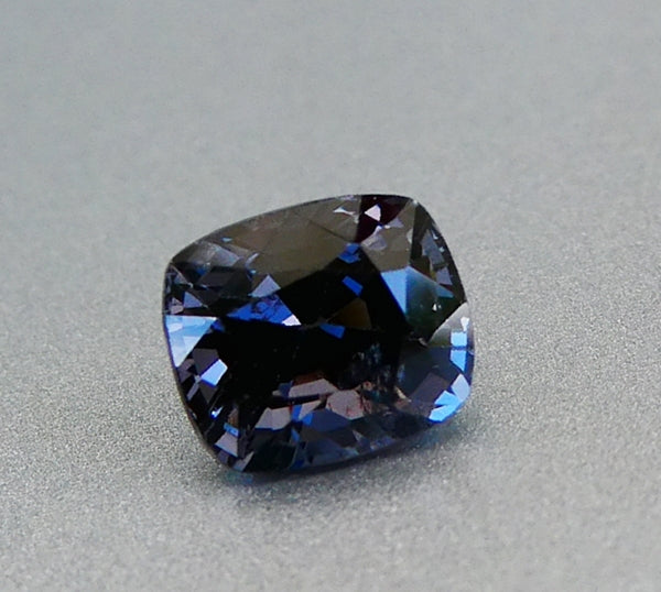 1.42CT EXCELLENT RARE CUSHION 100% NATURAL PURPLE BLUE SPINEL