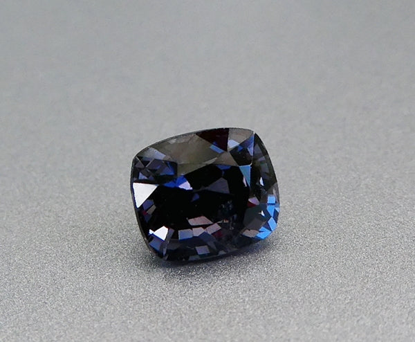 1.42CT EXCELLENT RARE CUSHION 100% NATURAL PURPLE BLUE SPINEL